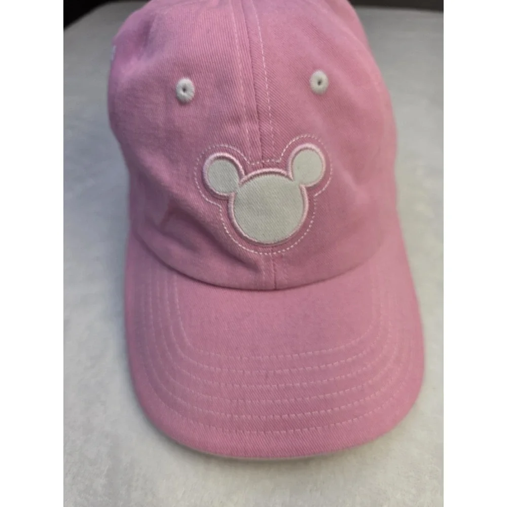 Coquette Pastel Disney Mickey Mouse Pink Florida Embroidered Baseball Cap Hat